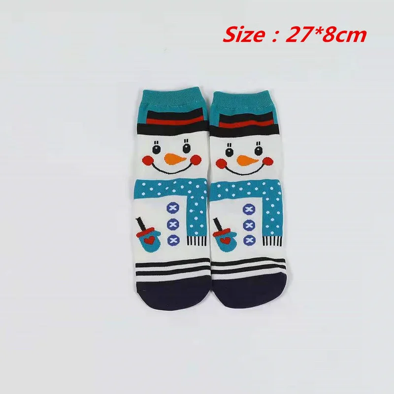 2022 Man Women Socks Casual Winter Christmas Socks David's Deer Cotton Cartoon Keep Warm Cute Lady Girls Sock Christmas Gift