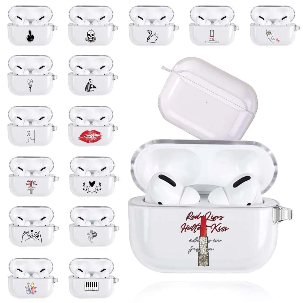 

Прозрачный силиконовый чехол для Apple AirPods Pro 3, пыленепроницаемый легкий Чехол с защитным силиконовым чехлом