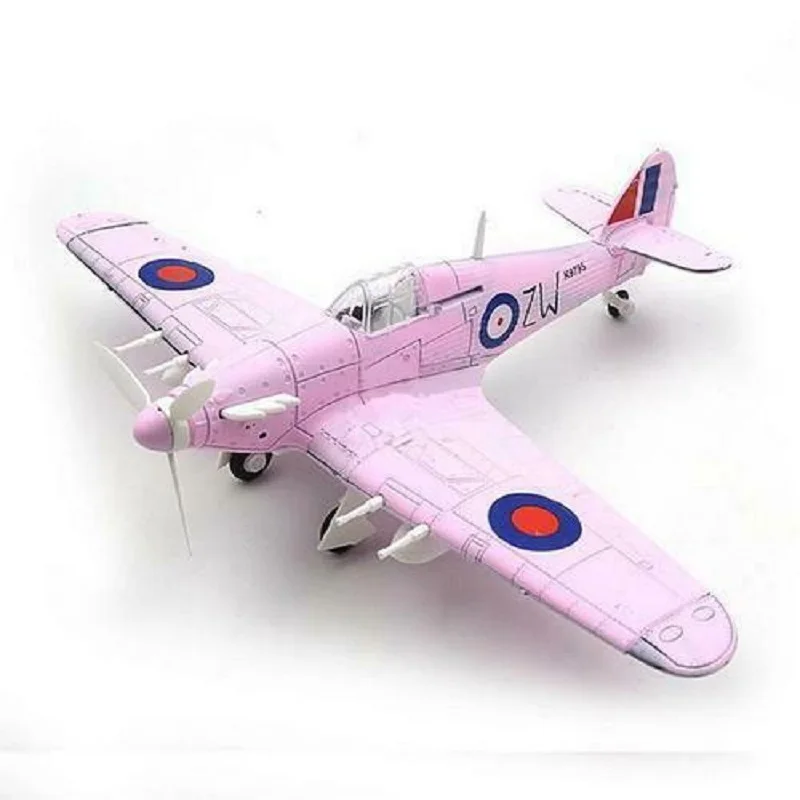 1:48 British Hurricane Fighter Model Assembly Plastic Model Toys Building Bricks Random Color