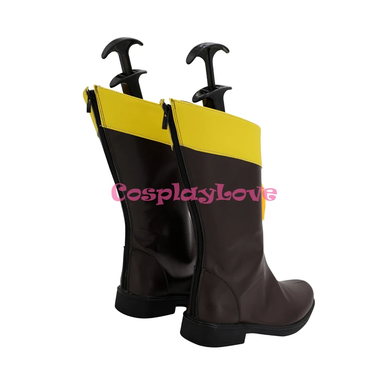 CosplayLove Shoujo Kageki Revue Starlight Nana Daiba Brown Shoes Cosplay Long Boots Custom Made For Halloween Christmas