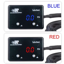 wholesales 12v car Universal PSI turbo boost vacuum digital meter auto vacuum gauge meter Skyline WRX Evo MPS GTR STI XR6