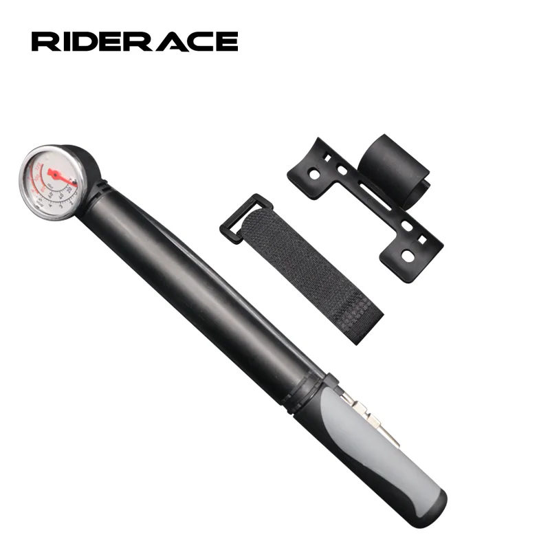 Bike Pump With High Pressure Gauge Hand Pump Fits Schrader Presta Valve Aluminium Alloy Mtb Road Bicycle Pump Cycling Parts