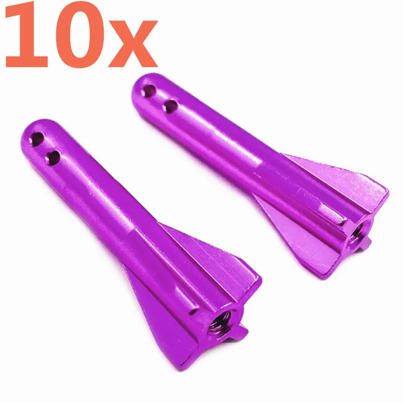 10Pcs RC Cars 03009 Metal Battery Cover Post Upgrade Parts For 1/10 Model RC Model Remote Control Car Himoto Redcat HSP Racing