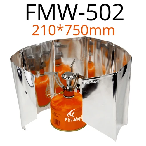 Fire Maple Opvouwbaar Lichtgewicht Outdoor Camping Aluminium Windscherm Winddicht Windscherm Ultralicht 8-platen windscherm