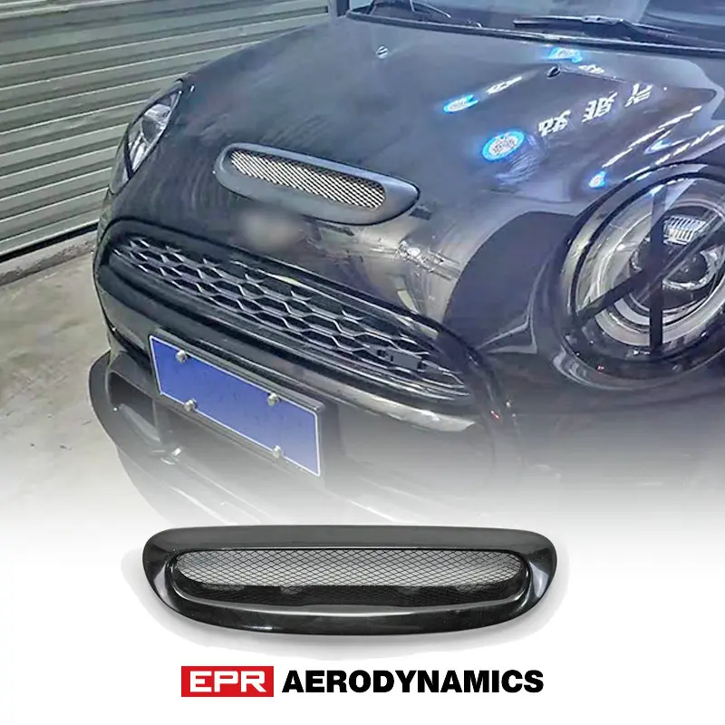 

For MINI COOPER S F56 EPA Style Big Scoop Glass Fiber Hood Scoop Trim FRP Hood Vent