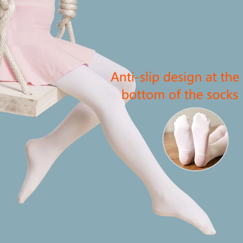 Trẻ Em Bé Gái Váy Múa Thun, Trẻ Em Nylon Quần Legging, Thể Dục Dụng Cụ Nhảy Múa Ba Lê Quần, Liền Mạch Ba Lê Vớ, vũ Tất