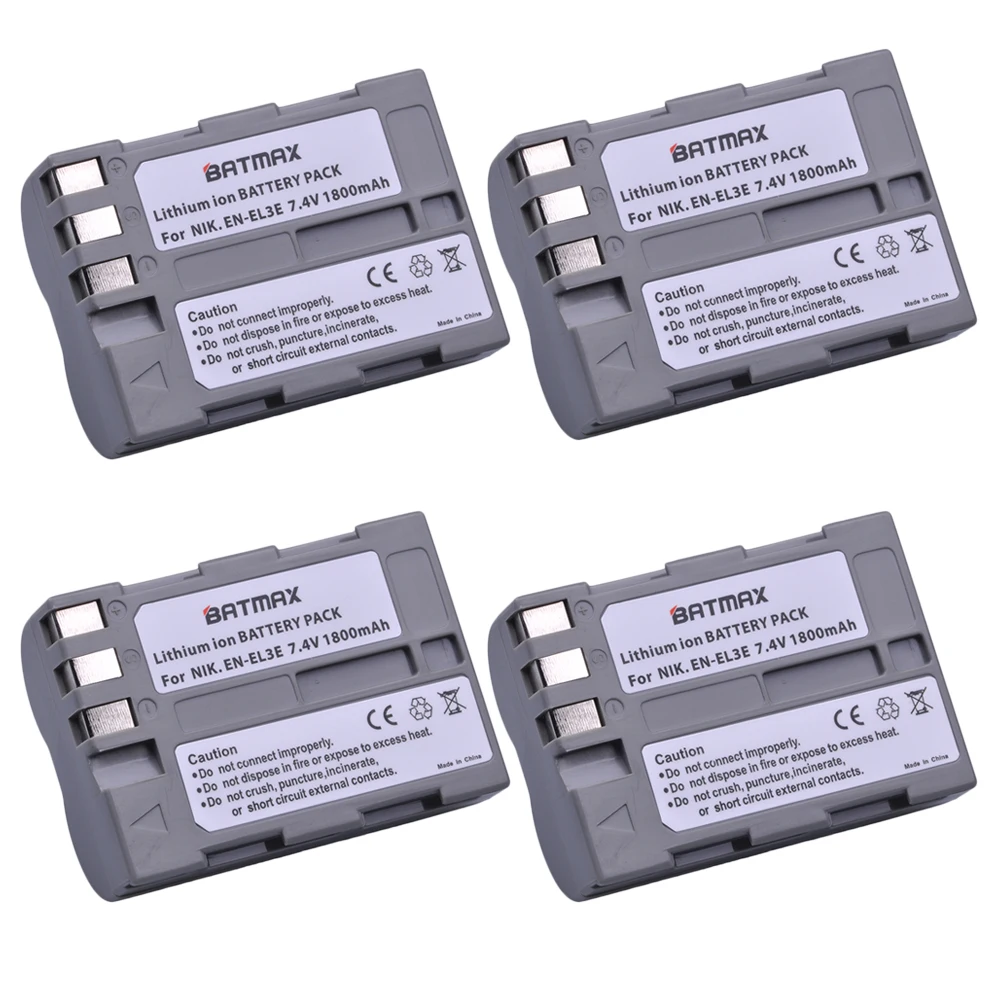 Batmax EN-EL3E EN EL3e ENEL3e Battery akku for Nikon D300S D300 D100 D200 D700 D70S D80 D90 D50 L15