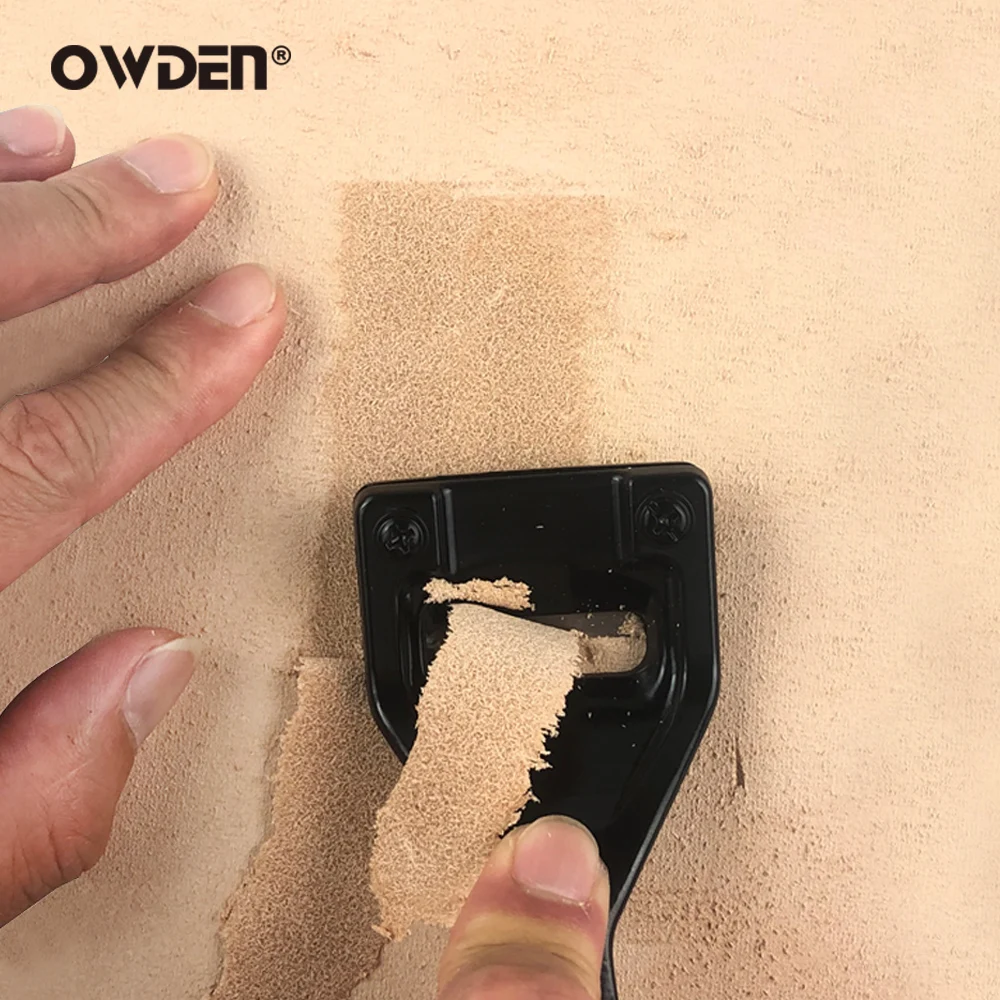 OWDEN Leather Thinning Knives ( Safety Beveler with 3 Replacement Blades ) Leather Super Skiver DIY Peeler Thinning Shovel Knife