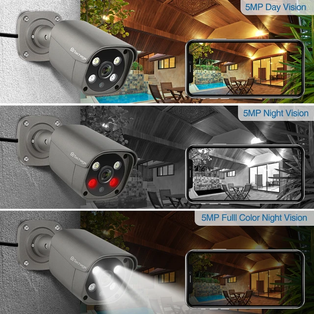 Techage 4MP 5MP 4K Security Metal POE IP Camera H.265 Outdoor Two Way Audio Video Surveillance AI IP Camera for NVR System 4 Techage 4MP 5MP 4K Security Metal POE IP Camera H.265 Outdoor Two Way Audio Video Surveillance AI IP Camera for NVR System 4