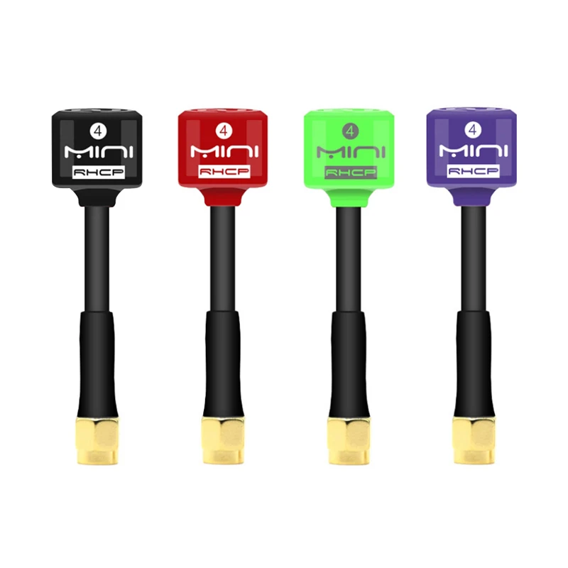 5.8G Lollipop 4 RHCP Antenna high gain 2.8Dbi FPV Transmitter/Receiver SMA/RP-SMA/MMCX/UFL Antenna for RC FPV racing drone part