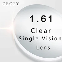 CEOFY 1,61 gafas graduadas con índice, lentes de marca para miopía, gafas transparentes, lentes ópticas asféricas duras resistentes a los arañazos