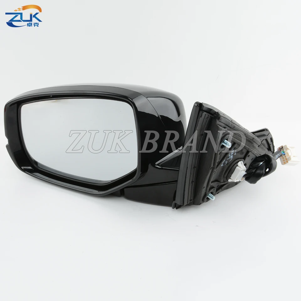 ZUK 8-PINS With Heated Turn Singal Electric Folding Functions Rearview Side Mirror Assy For HONDA ACCORD 2014 2015 2016 2017