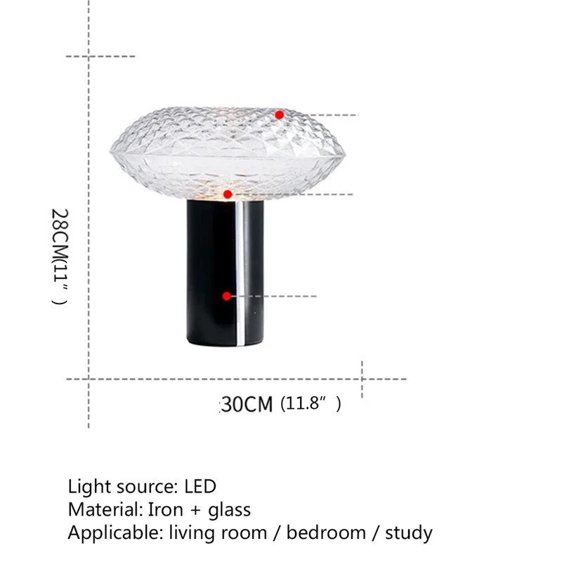 DLMH Nordic Creative Simple Table Lamp Contemporary LED Desk Lighting Decorative for Home Bedside