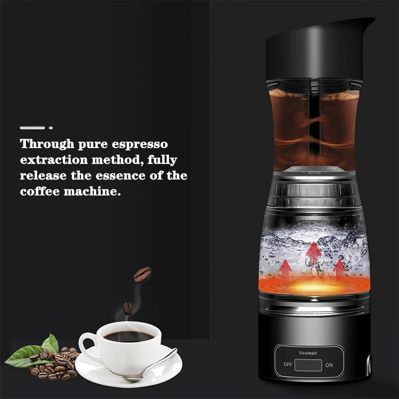 Viesimple Chuyên Nghiệp Cao Cấp Cà Phê Cầm Tay Máy Nhà Ý Viên Mocha Văn Phòng Cá Nhân Nhỏ Máy Pha Cafe Mini