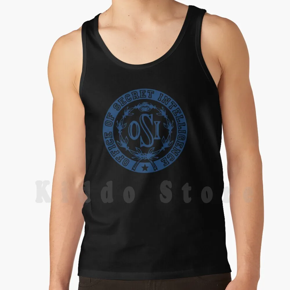 Camisetas sin mangas del Office Of Secret Intelligence, camisetas sin mangas Venture Dr Venture Hank Dean Camp Day Camp Brock Samson para adultos