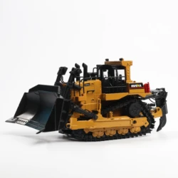 Full Alloy Heavy Bulldozer 1:50 two-way Forklift Ornaments Toy Engineering Vehicle Static Model