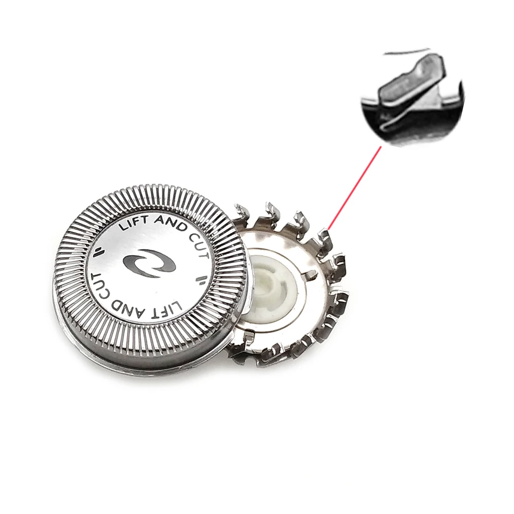 3pcs di Ricambio Rasoio Testa per Philips Norelco HQ3 HQ56 HQ55 HQ442 HQ300 HQ916 HQ5426 HQ5430 HQ5625 Lama di Rasoio a doppia coltello