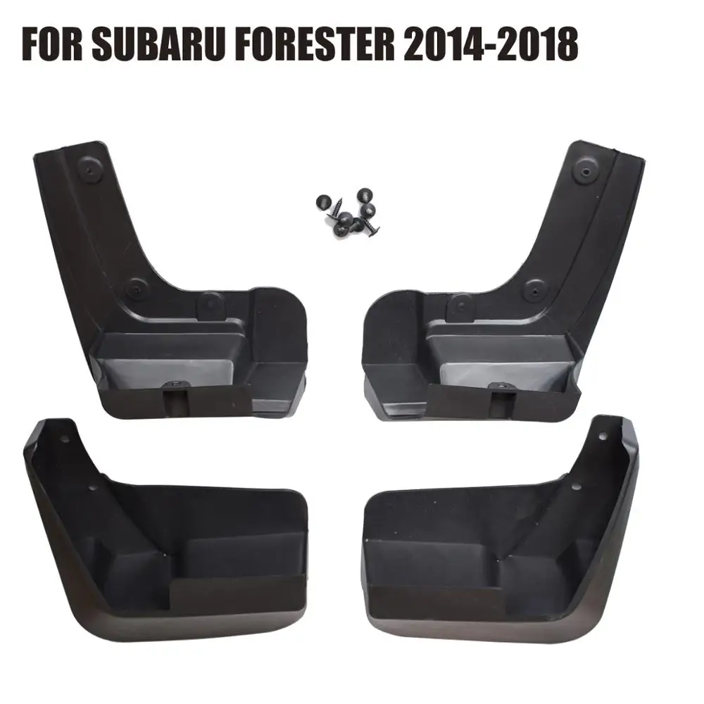 4pcs Car Fender Flares for Subaru Forester 2014-2018 Front Rear Splash Guards Mud Flaps Mudguards Mudflap  YC101052