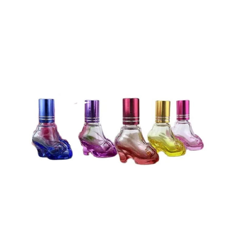 6ML 40pcs/lot New Arrival Empty Perfume Refillable Bottle,Glass Colored Perfume Roll on Bottle,DIY Glass Elegant Perfume Storage