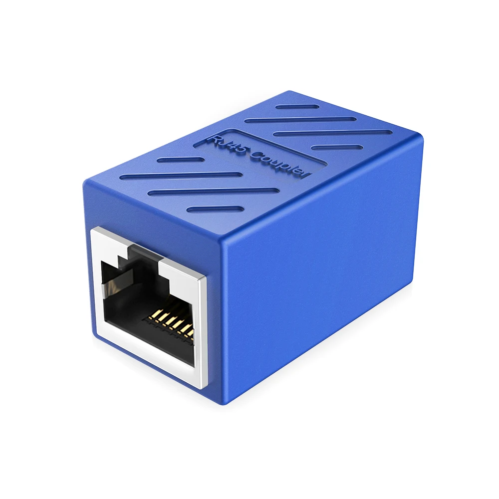 RJ45 Connector Inline LAN Plugs Ethernet Cable Extender Adapter for Cat5 Cat5e Cat6e Cat7 Adapter Female to Female