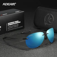 KDEAM-gafas de sol polarizadas TR90 para hombre, lentes de lujo, ultraligeras, UV400