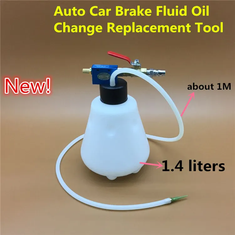 

New arrival!1.4L Auto Car Brake Fluid Oil Change Replacement Tool Pump Oil Bleeder Empty Exchange Drained Kit Equipment Tool