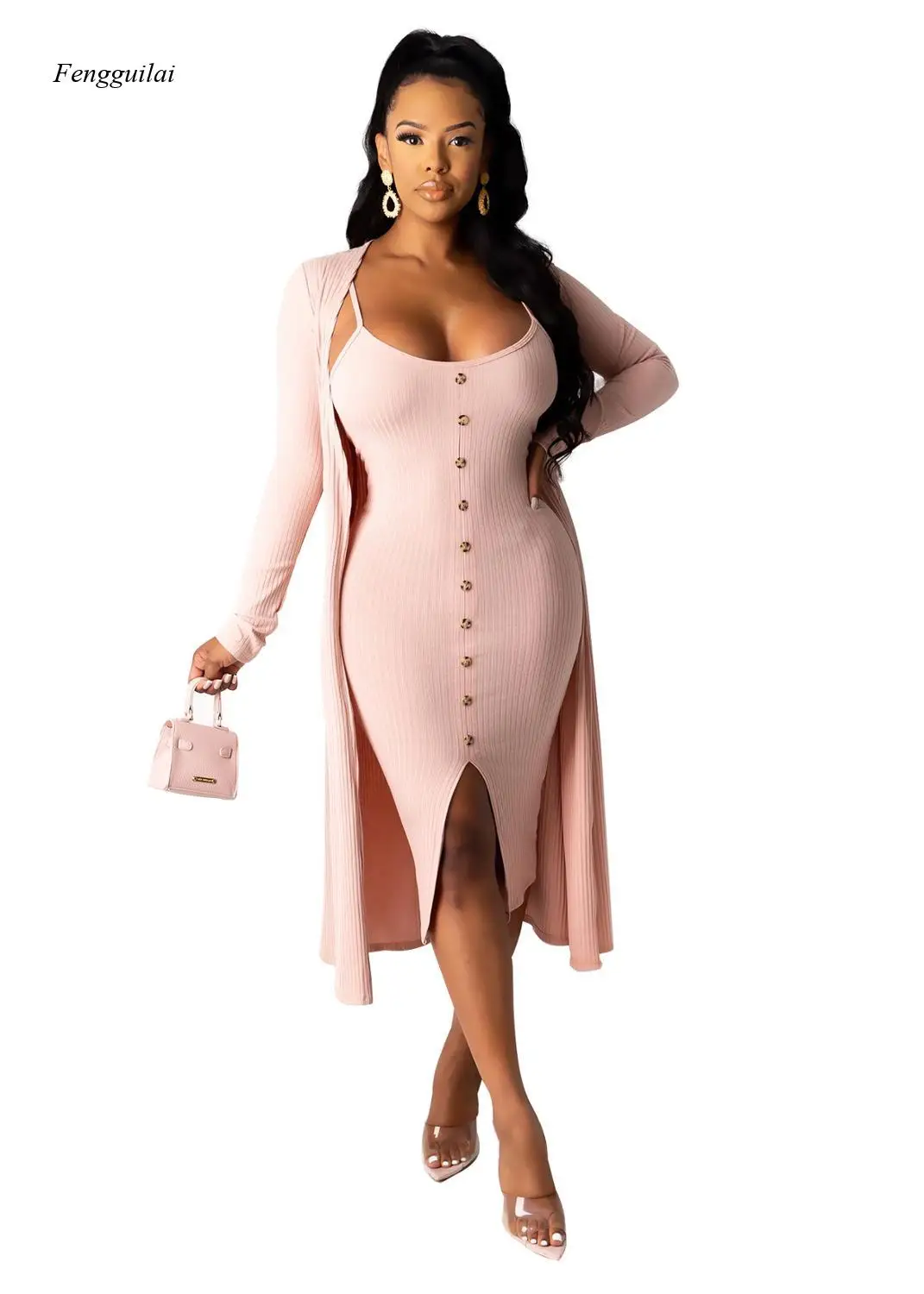 

two piece set women 2 piece set outfits fall clothes for female 2020 2 pieces skirt sets long sleeve cardigans skirts outfits