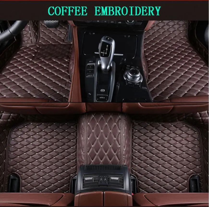 Auto Floor Mats For Toyota RAV4 RAV 4 2009 -2013 Foot Carpets Car Step High Quality Brand New Embroidery Leather Mats