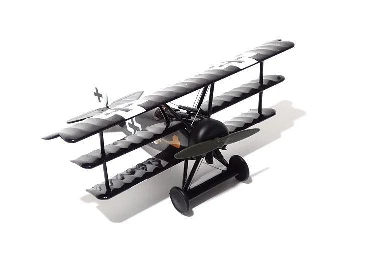 1/48 New Special Price Die-casting Metal German RY-1 Tri-wing Fighter Baron Model Furniture Display Collection Military Children