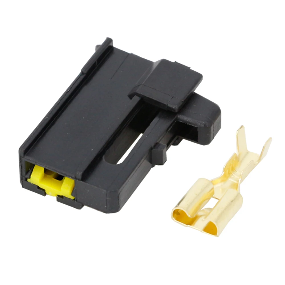 5 Sets 178471-2 1 Pin automobile horn car connector plug wire harness connector with terminal DJ7018Y-6.3-21