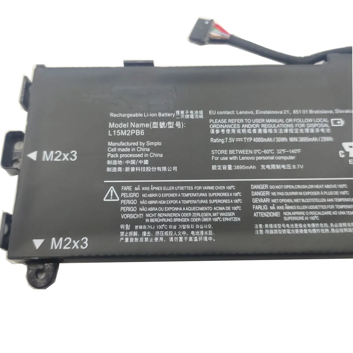 Kualitas Asli L15M2PB6 5B10L13948 Baterai UNTUK Lenovo Yoga310-11IAP-80U2001HPH 80U2006HSP 4-1130 Seri 7.5V 30Wh