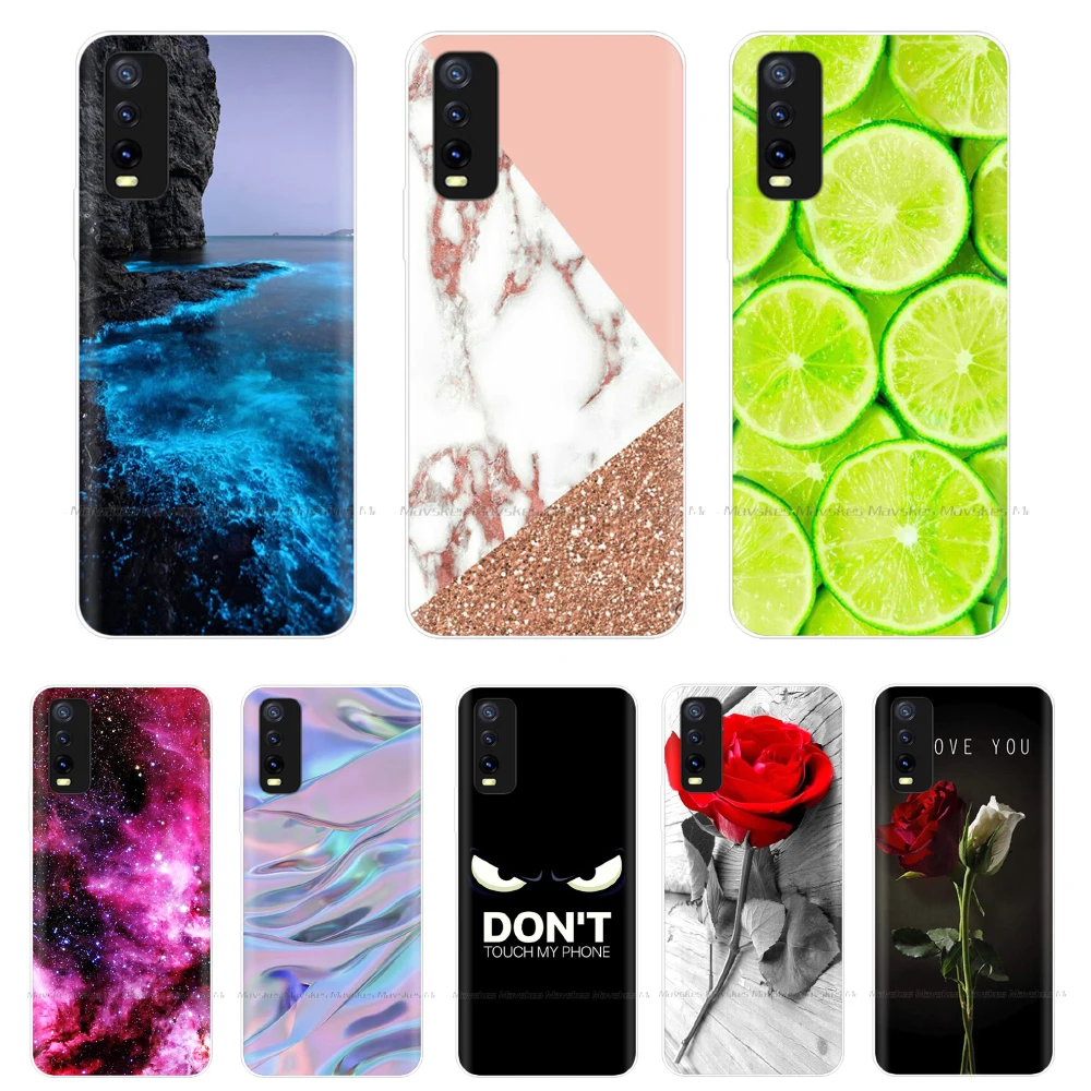 For Coque Vivo Y11s Case Soft Silicone Fundas Back Cover For Vivo Y11s V2027 V2029 Cute Phone Case For Vivo Y 11s TPU Bumper