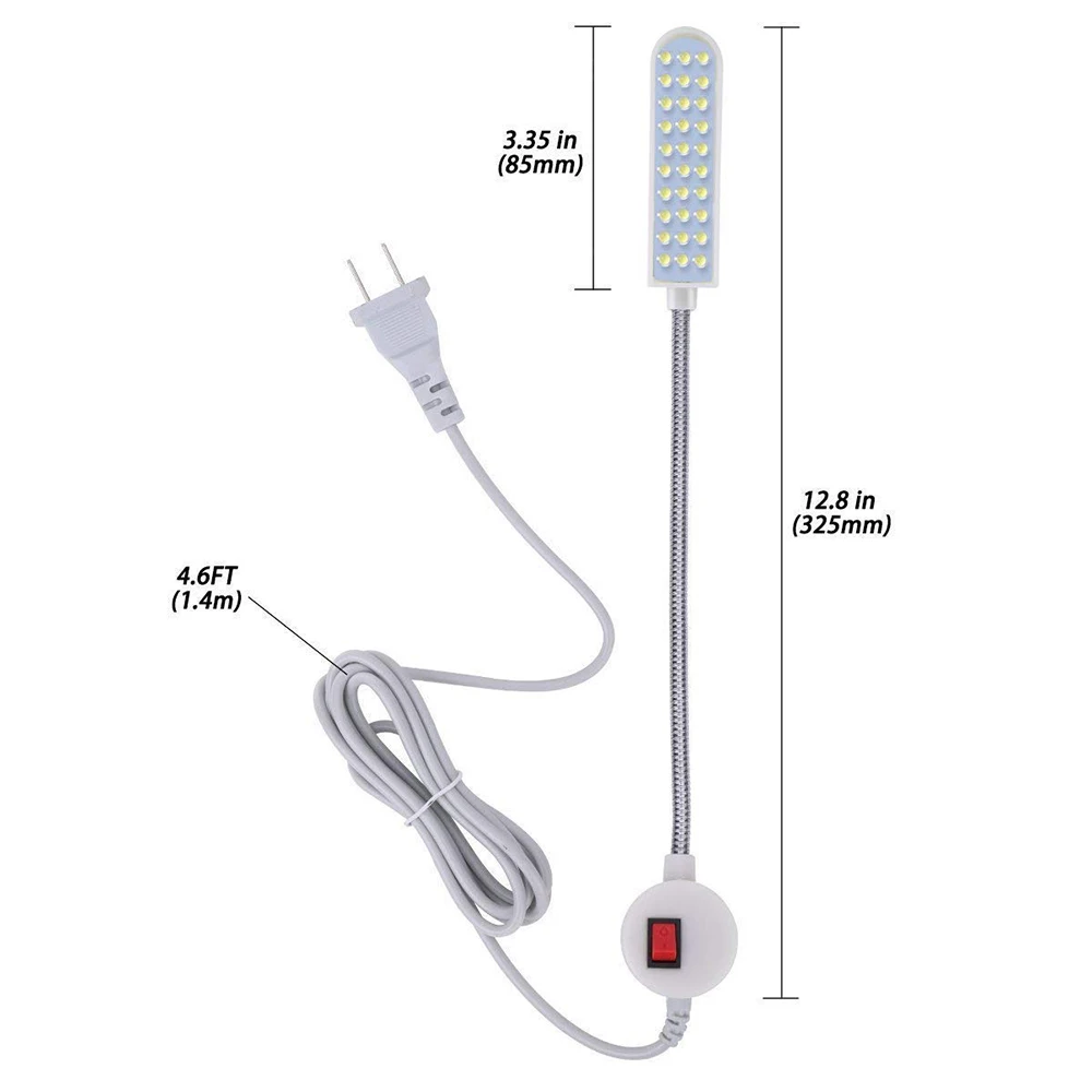 超高輝度ledミシンライト調光led多機能ワークランプ工業用照明旋盤用ドリルプレス