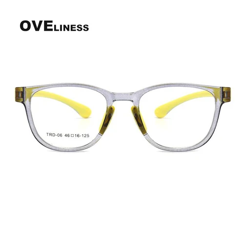 Imagen 2 del producto Montura de gafas ópticas para niños, gafas TR90 para miopía, gafas graduadas, gafas protectoras para niños, monturas de gafas