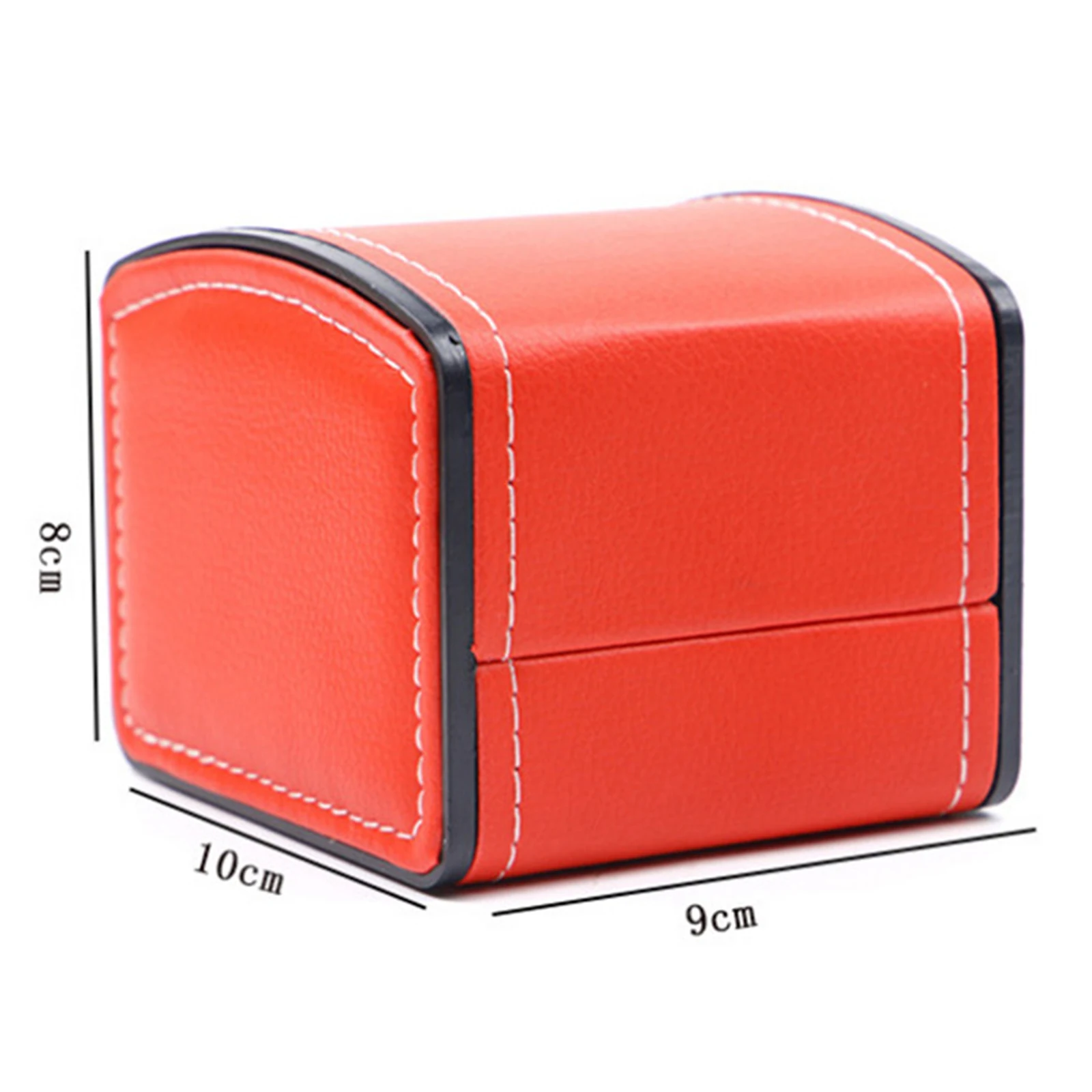 Classic PU Leather Watch Case Storage Holder Organizer Bracelet Jewelry Box 1 Slot Watch Box Jewelry Box Leather Soft Pillows