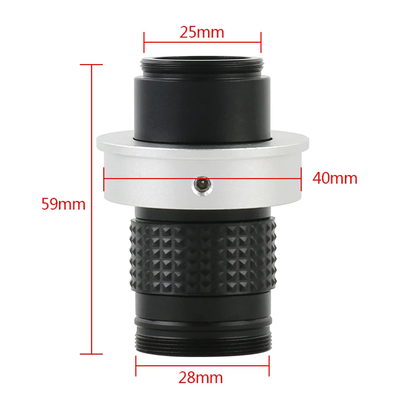 80X 160X Zoom CS C Mount Lens Continuous High Working Distance Large View For HDMI USB VGA Industry Video Microscope Camera