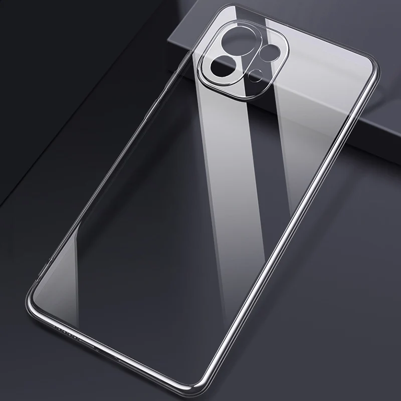 Ultra Thin Clear Case On The For Xiaomi 11 Lite 5G NE Transparent TPU Silicone Soft Mi Xiomi 11Lite Xiaomi11 Lite 4G Cover