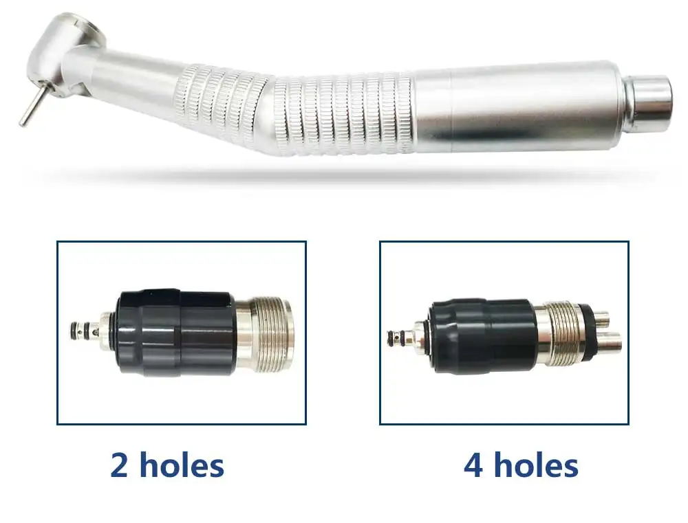 High Quality Dental LED High Speed 3 Water Spray Handpiece 2 Hole/4 Hole Dental Quick Coupler Material