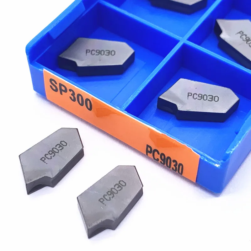 

10PCS SP300 NC3030 NC3020 PC9030 grooving Carbide inserts turning tool Parting and grooving tool Parting off cnc tool