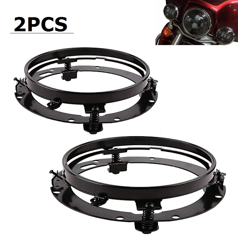1PC/2PCS Mounting Bracket for 7 inch LED Headlight Ring for 7'' Headlamp Mount Lamp Holder for Jeep Wrangler JK TJ Motorcycles