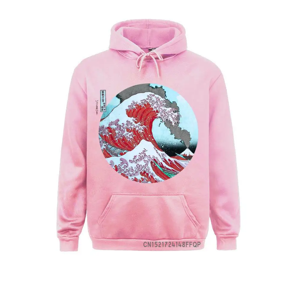 Soft Pullover For Men 2021 New Great Wave Off Kanagawa Hoodie Mount Fuji Eruption Coat Winter Long Sleeve Sweatshirt