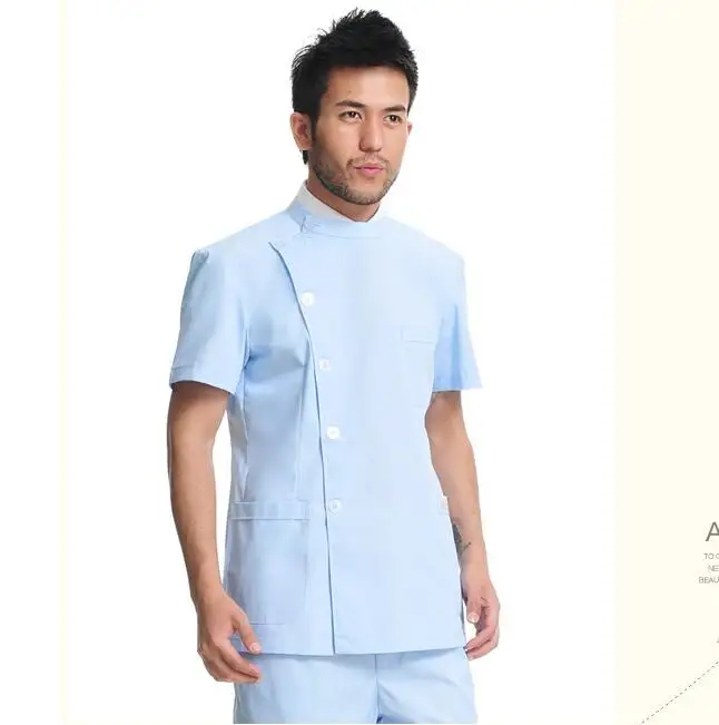 

Dental Overalls Dentists Suit Summer Men Doctor Work Hospital Uniform Include Pants