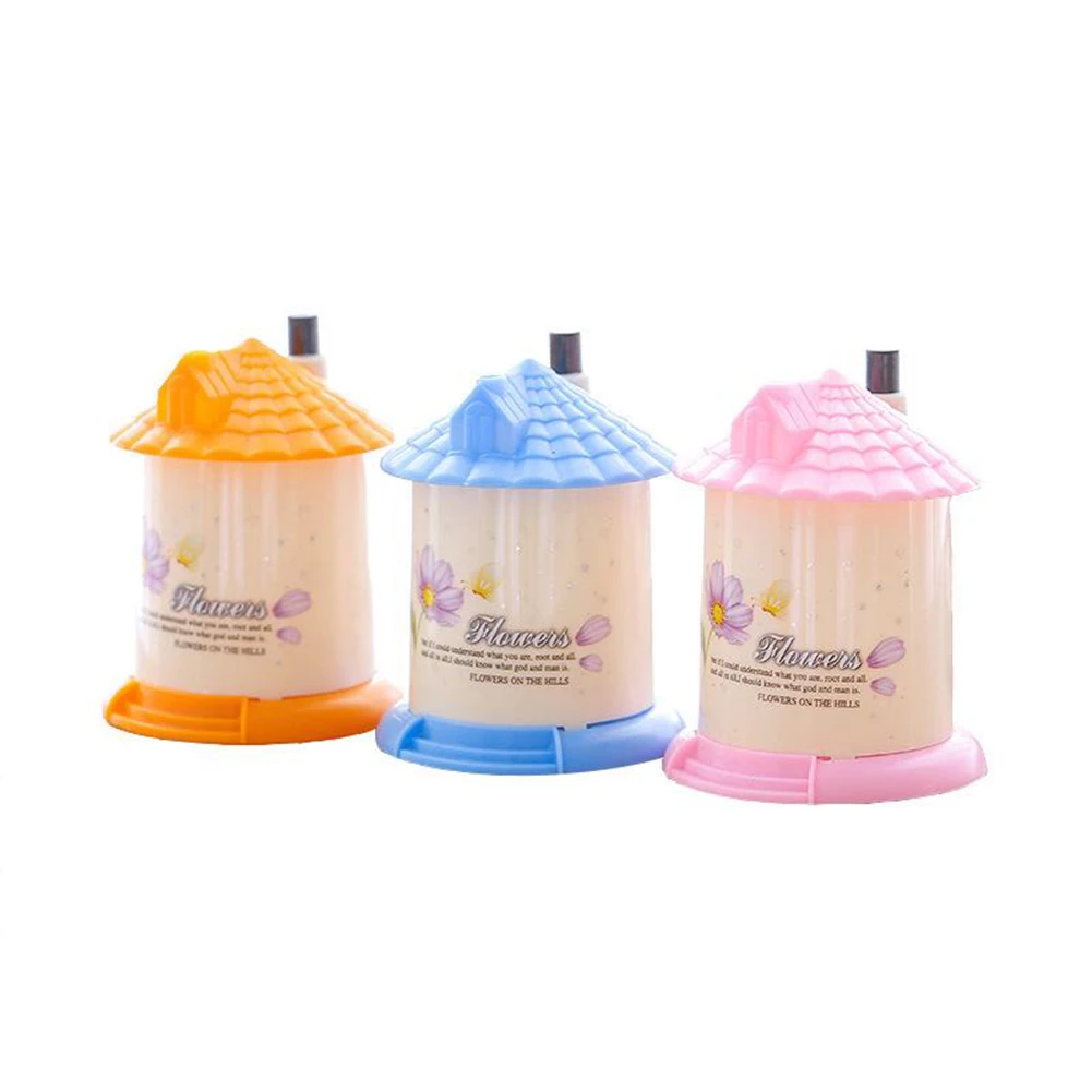 Plastic Toothpick Holders Lovely House Shaped Automatic Toothpick Box Holder Container Dispenser Home Decoration Storage Box