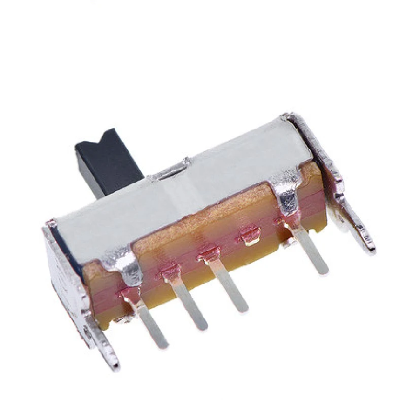 10ชิ้น SS13D07 saklar TOGGLE สวิทช์สไลด์ขนาดเล็ก SS-13D07 4Pin