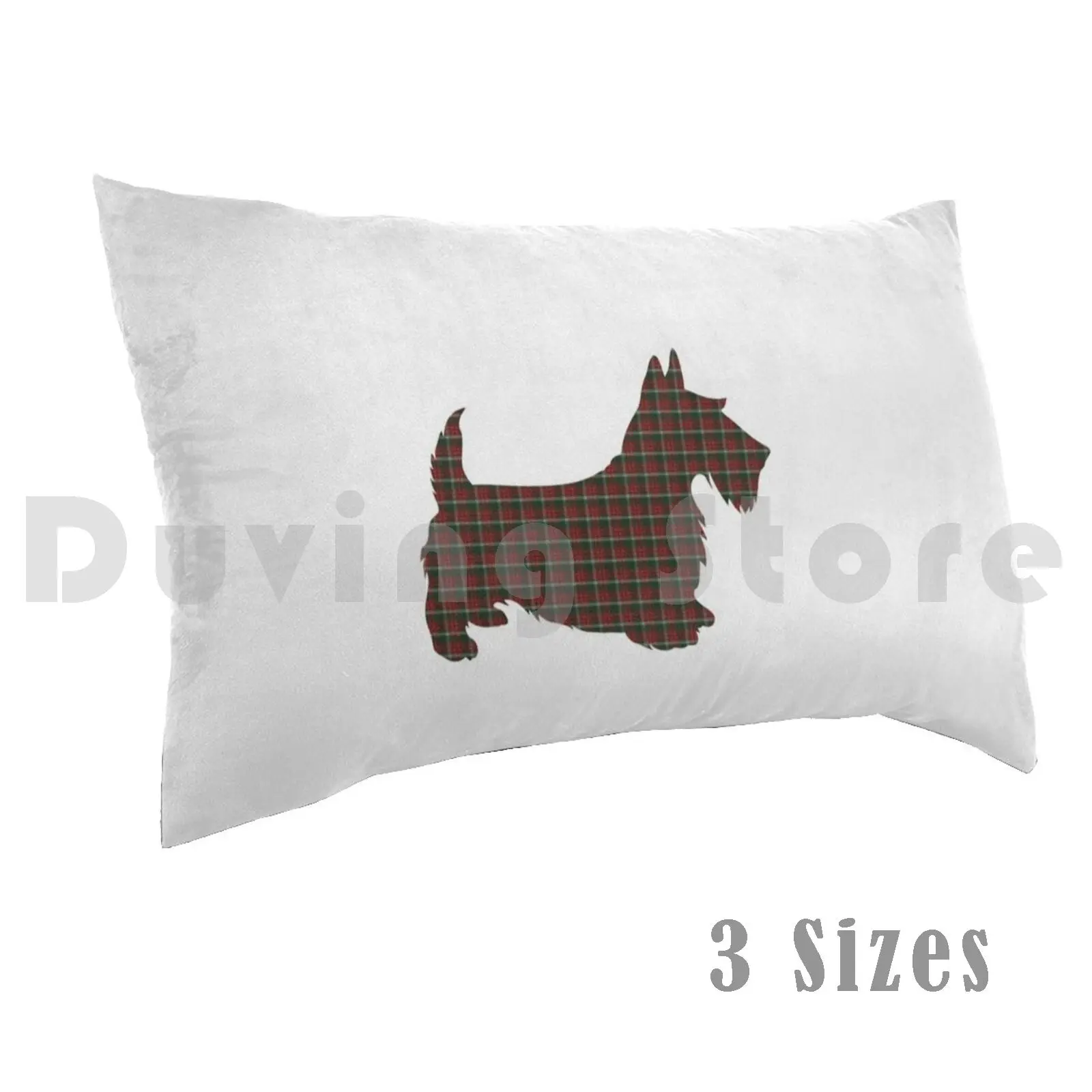 Prince Of Wales Modern Scottish Clan Tartan Scottie Dog Pillow Case 20*30 Inch Prince Of Wales Tartan Prince Of