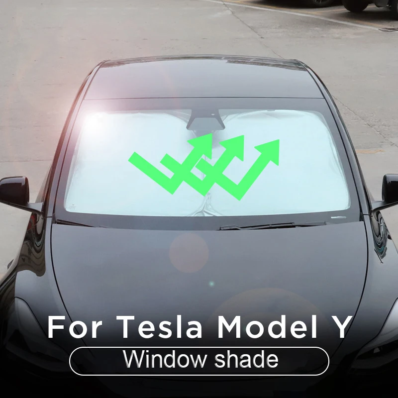 

Car Sunroof Front Windshield Triangular Window Car Door Window Sunshade Sun Protection UV Protection For Tesla Model Y