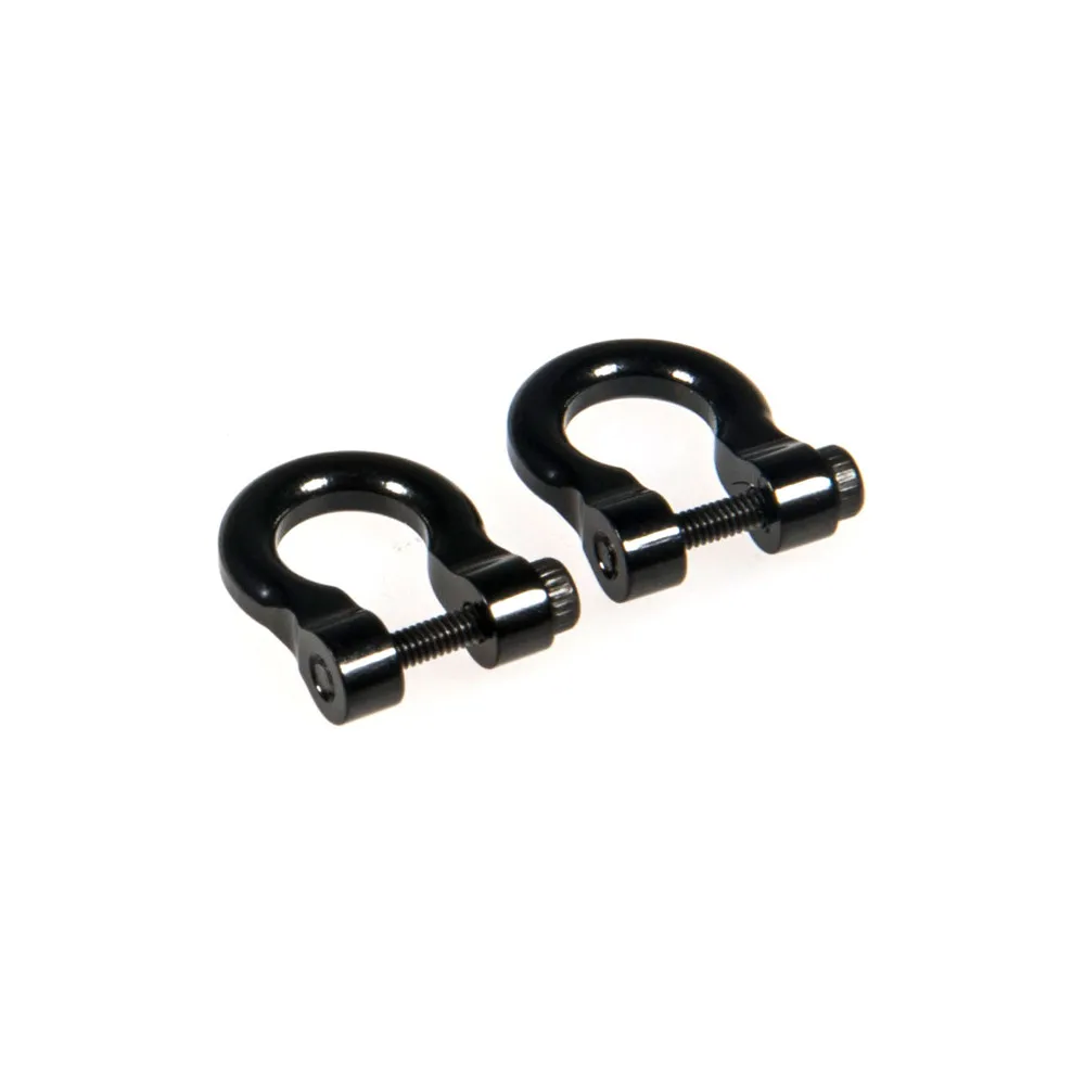 YEAHRUN Metal Bumper D-ring Tow Hook Trailer Shackle Rescue for 1/10 RC Crawler Car TRX4 TRX6 Axial SCX10 90046 Upgrade Parts