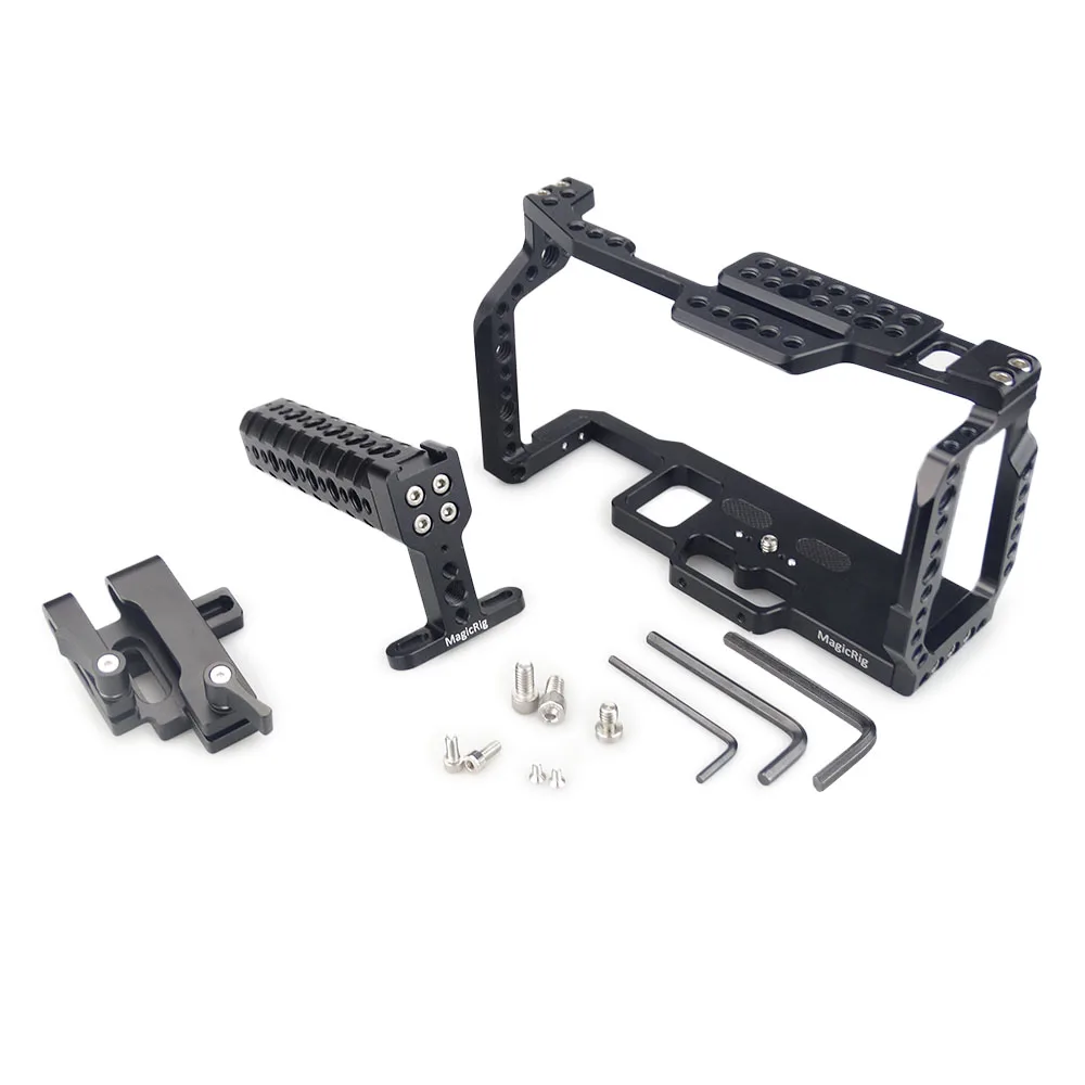 Magicrig-冷たい靴,トップハンドル,T5,磁気ポケットを備えた完全なカメラケージ,4k & 6k