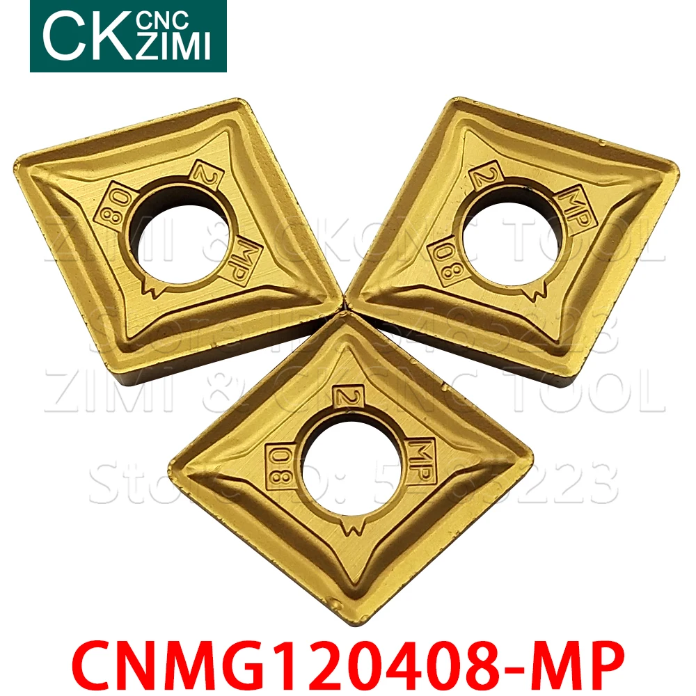 CNMG120408-MP BP010 CNMG 120408 MP Carbide Inserts External Turning Insert Tools CNC Metal Lathe Tools for steel stainless steel