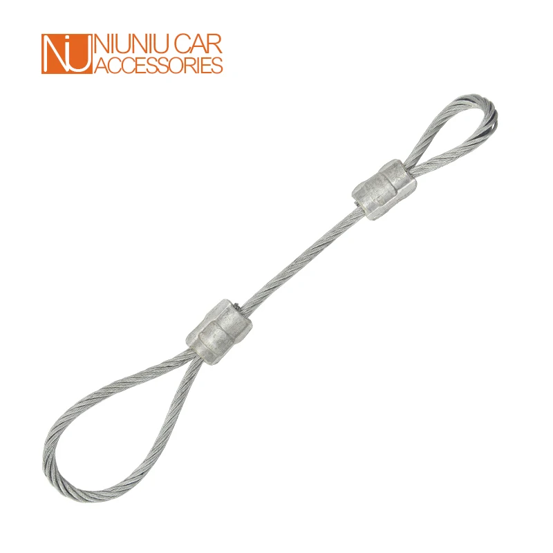 270 مللي متر طويل أسلاك الفولاذ حبل مقطورة كابل أمان RV قافلة التخييم اكسسوارات سلسلة لمكونات السيارة #6